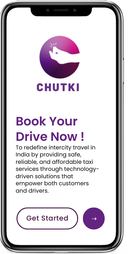 Chutki Cabs App Preview